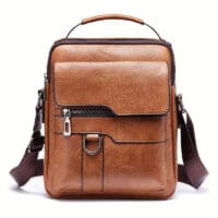 Men's PU Leather Crossbody Messenger Bag Men's PU Leather Crossbody Messenger Bag
