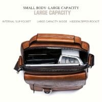 Men's PU Leather Crossbody Messenger Bag Men's PU Leather Crossbody Messenger Bag